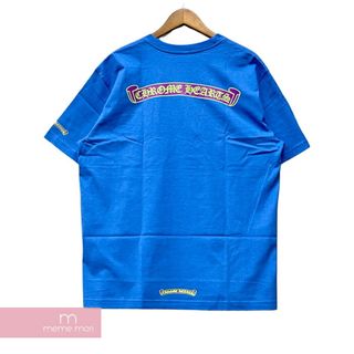 クロムハーツ(Chrome Hearts)のCHROME HEARTS That Group Scroll Tee クロムハーツ ザットグループスクロールTシャツ 半袖カットソー ポケT プリント ブルー サイズL【240228】【新古品】【me04】(Tシャツ/カットソー(半袖/袖なし))