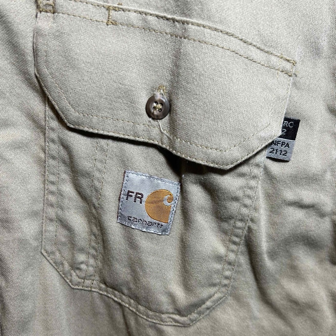 carhartt(カーハート)のカーハートミリタリーシャツ90s古着 メンズのトップス(シャツ)の商品写真