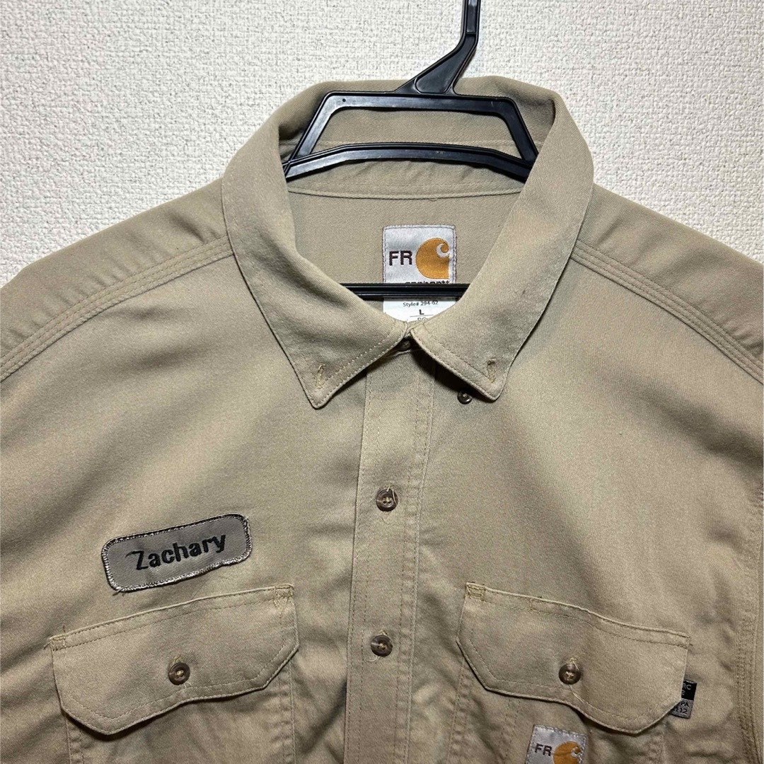 carhartt(カーハート)のカーハートミリタリーシャツ90s古着 メンズのトップス(シャツ)の商品写真