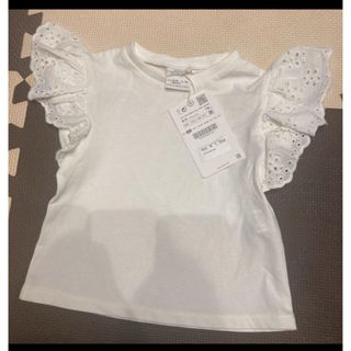 ザラ(ZARA)のトップス　袖レース　タンクトップ　Tシャツ(シャツ/カットソー)