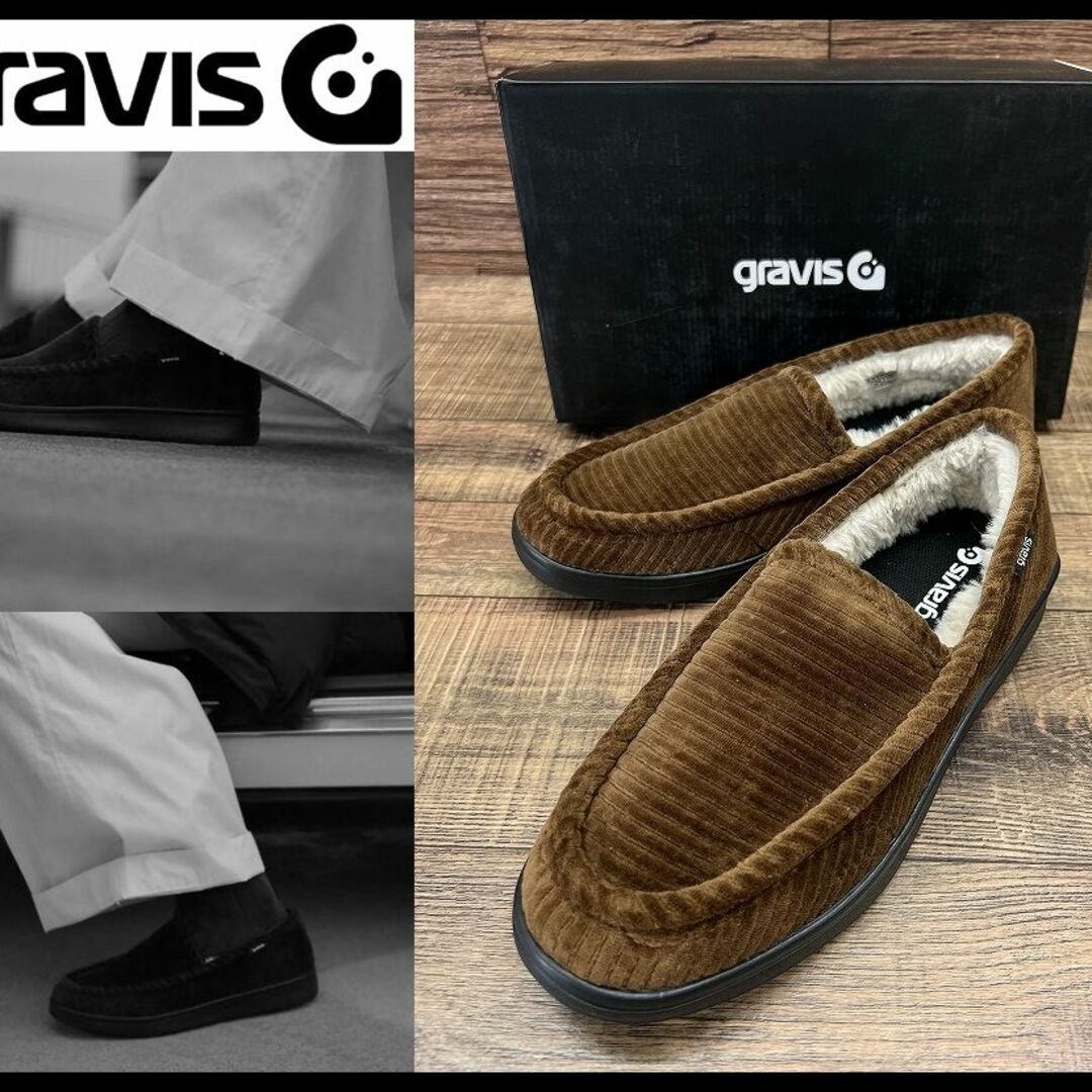 gravis(グラビス)のG② 新品 グラビス 25231 ジマー コーデュロイ スリッポン 27.0 メンズの靴/シューズ(スリッポン/モカシン)の商品写真