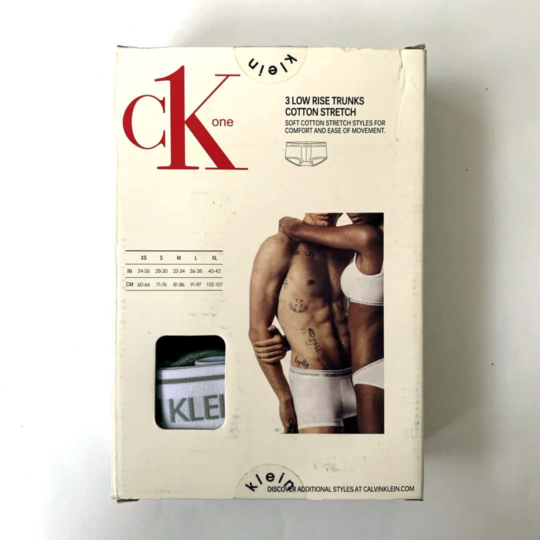 Calvin Klein(カルバンクライン)のCalvin Klein ボクサーパンツ CK one XLサイズ 3枚セット メンズのアンダーウェア(ボクサーパンツ)の商品写真