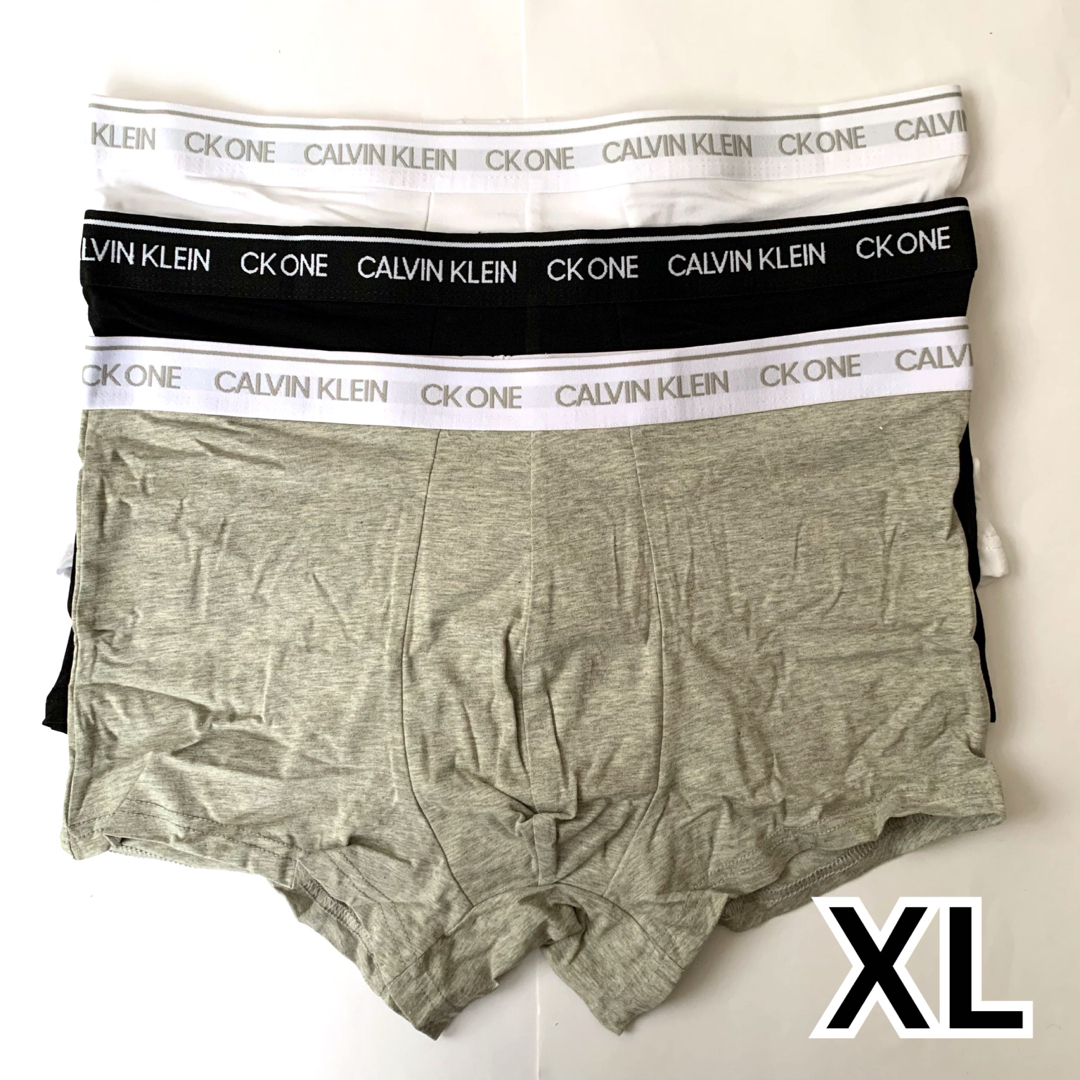 Calvin Klein(カルバンクライン)のCalvin Klein ボクサーパンツ CK one XLサイズ 3枚セット メンズのアンダーウェア(ボクサーパンツ)の商品写真