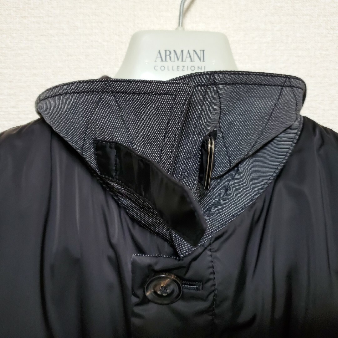 ARMANI COLLEZIONI(アルマーニ コレツィオーニ)のアルマーニ WATER REPELLENT ステンカラーコート チェスターコート メンズのジャケット/アウター(トレンチコート)の商品写真