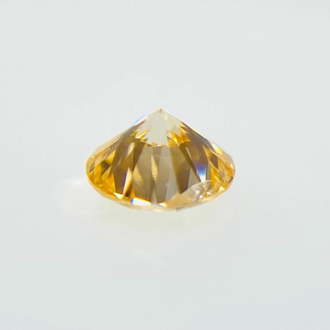 FANCY LIGHT ORANGE 0.186ct RD/RT2599/CGL レディースのアクセサリー(その他)の商品写真