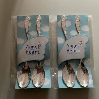 【新品】Angel Heart 天使のスプーン2本セット×2(カトラリー/箸)