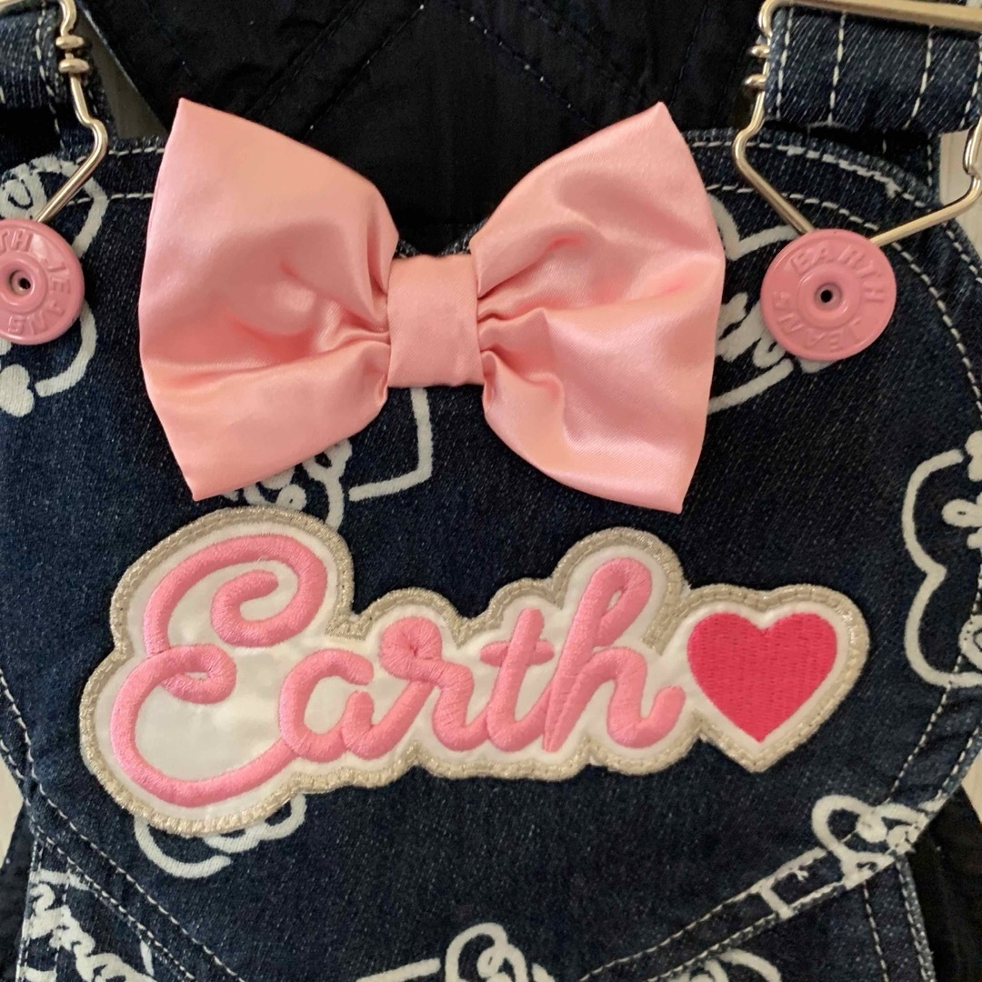 EARTHMAGIC(アースマジック)のアースマジック　オーバーオール キッズ/ベビー/マタニティのキッズ服女の子用(90cm~)(パンツ/スパッツ)の商品写真