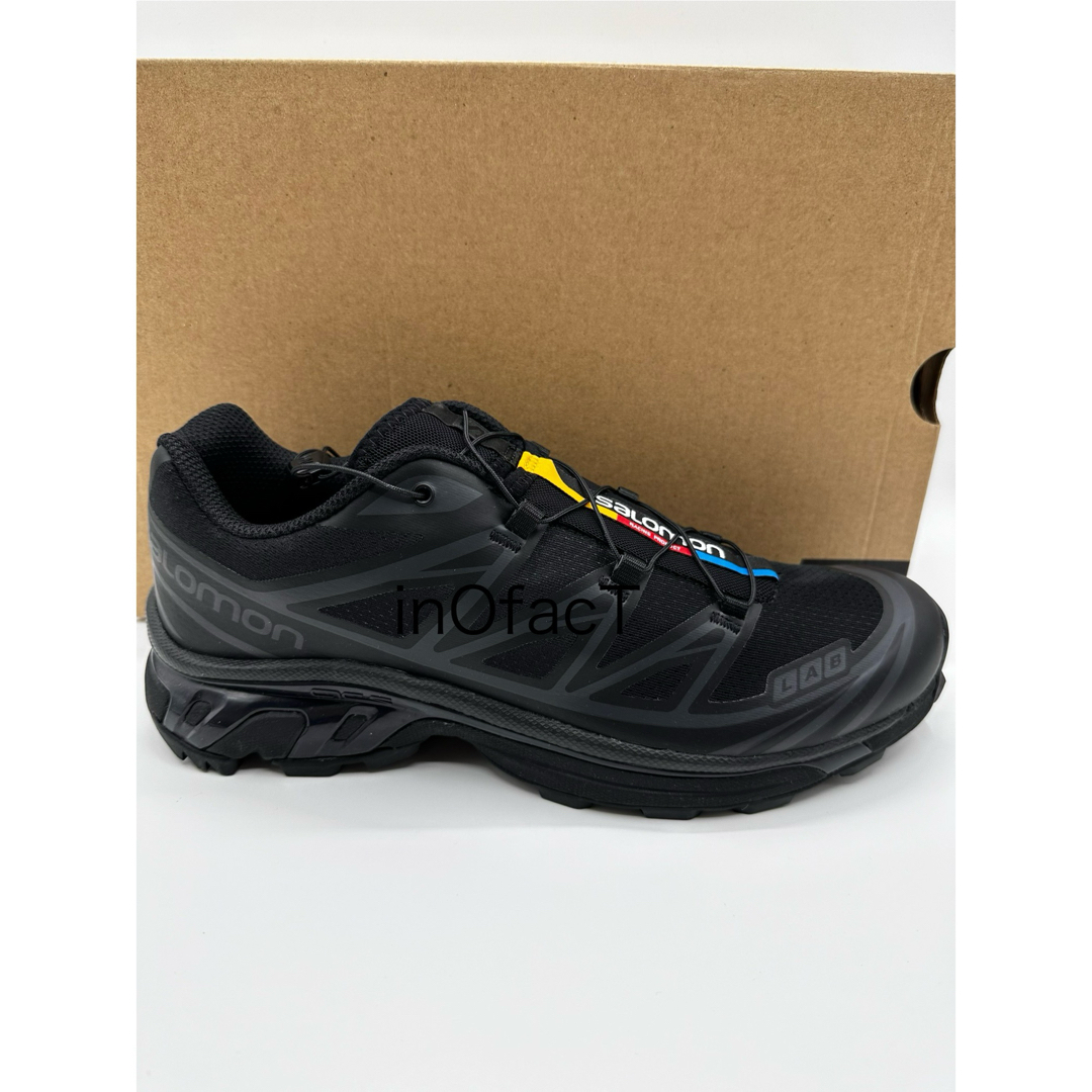 SALOMON - 24.5cm 黒 SALOMON XT-6 サロモン ブラック ユニ SALOMON - 24.5cm 黒 SALOMON XT-6 サロモン ブラック ユニ