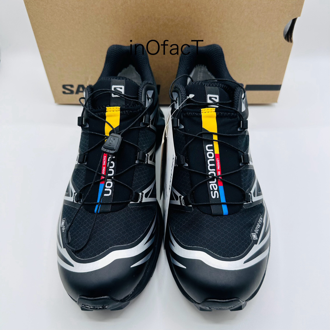 SALOMON(サロモン)の27.0cm 黒×銀 SALOMON XT-6 GTX サロモン ユニセックス メンズの靴/シューズ(スニーカー)の商品写真