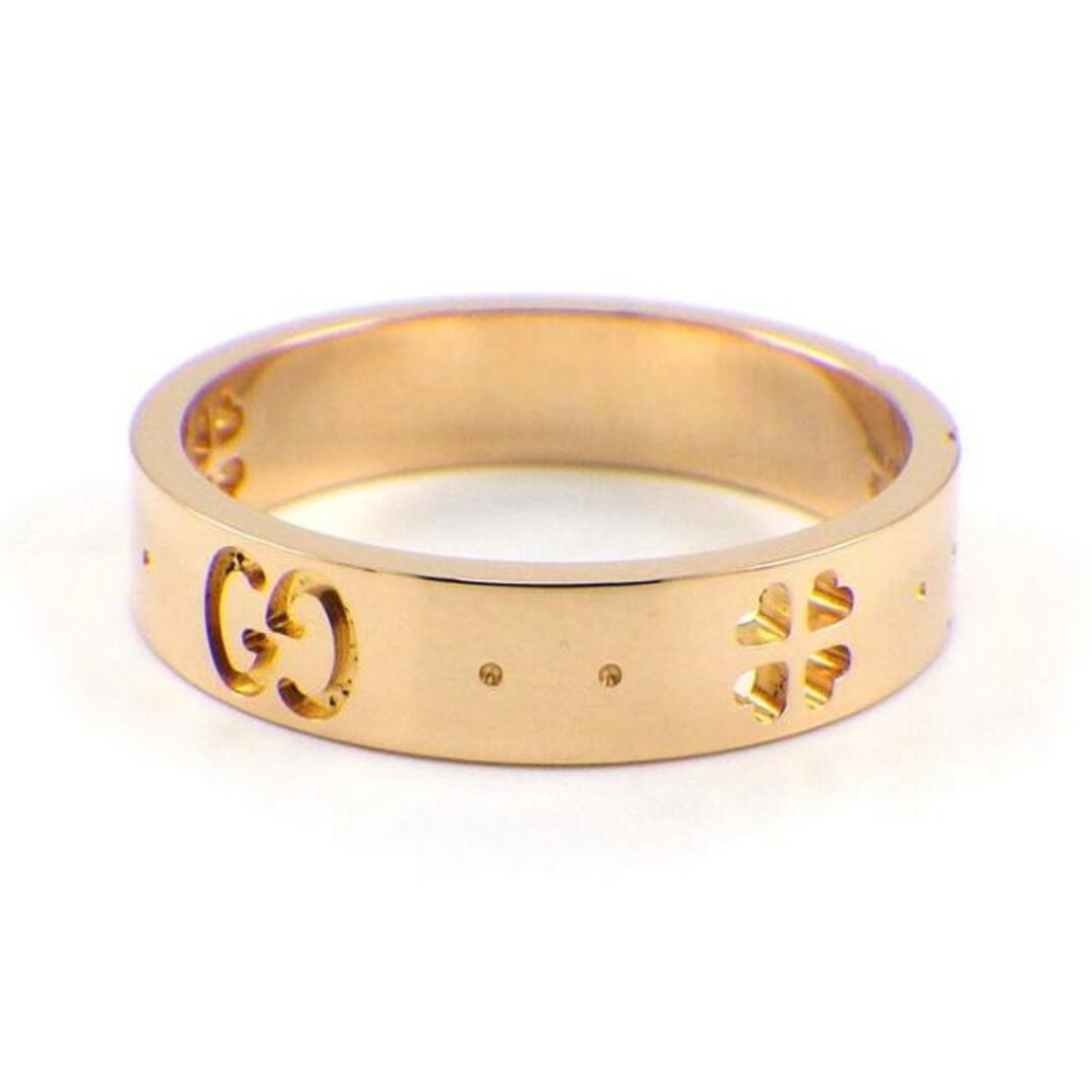 Gucci(グッチ)のグッチ GUCCI リング アイコン アモール フォーエバー クローバー GG ロゴ K18PG 9.5号 / #10 【中古】 レディースのアクセサリー(リング(指輪))の商品写真