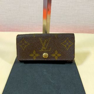 ルイヴィトン(LOUIS VUITTON)の【美品】ルイヴィトン LOUIS VUITTON キーケース モノグラム 茶色(キーケース)