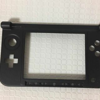 ニンテンドー3DS(ニンテンドー3DS)の3DSLL フェイスプレート　ハウジング　シェル　黒　新品　互換品(携帯用ゲーム機本体)