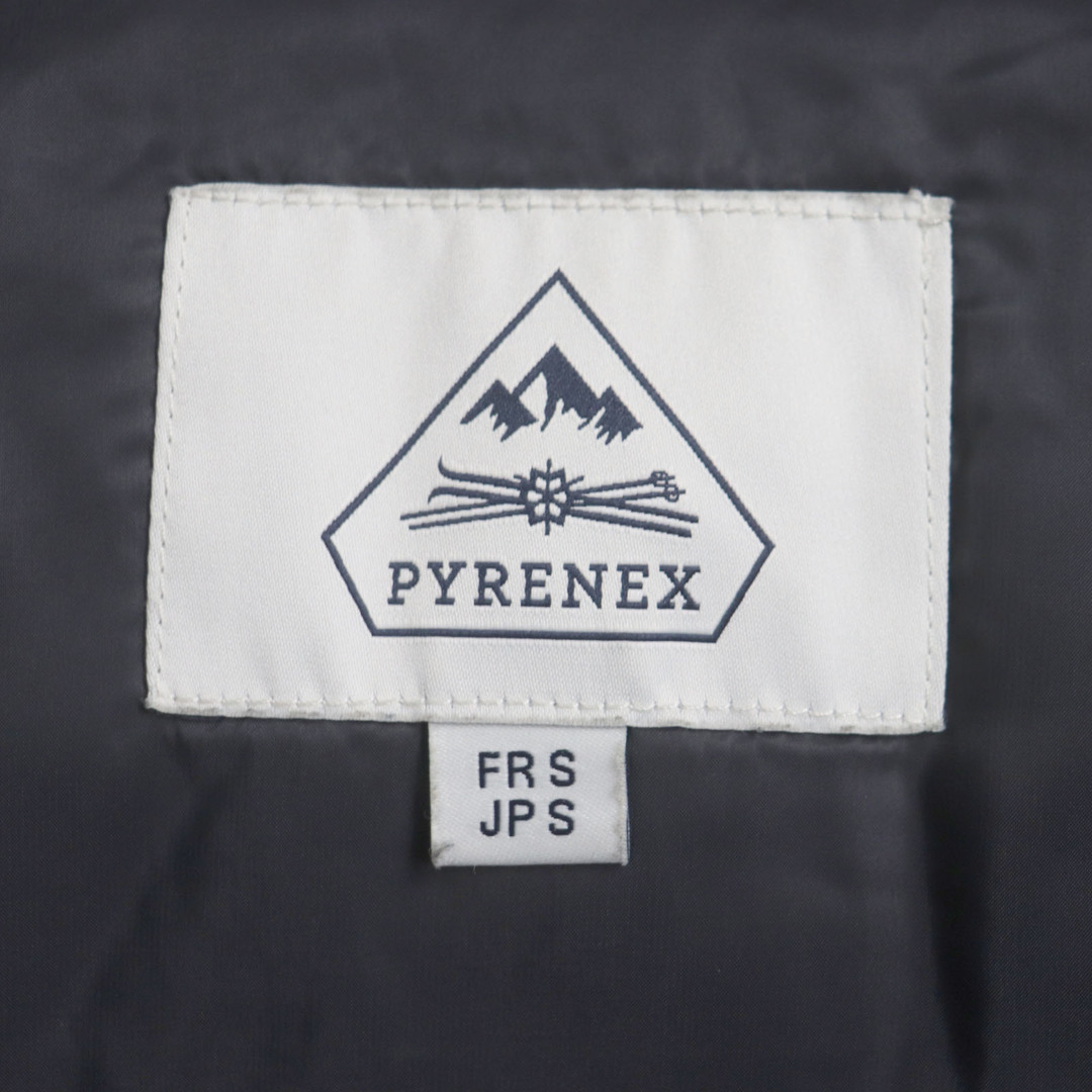 Pyrenex(ピレネックス)の良品 Pyrenex ピレネックス HMI014 ANNECY ロゴワッペン・ファー・フード付き ダウンジャケット ブラック S 正規品 メンズ メンズのジャケット/アウター(ダウンジャケット)の商品写真