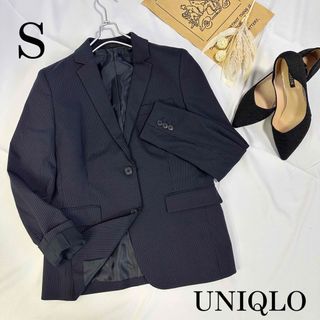 ユニクロ(UNIQLO)のUNIQLO ユニクロ ストレッチ ジャケット ストライプ スーツ224a110(スーツ)