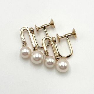 タサキ(TASAKI)の【超美品】タサキ　レディース　イヤリング　真珠　ゴールド　パール　K14(イヤリング)