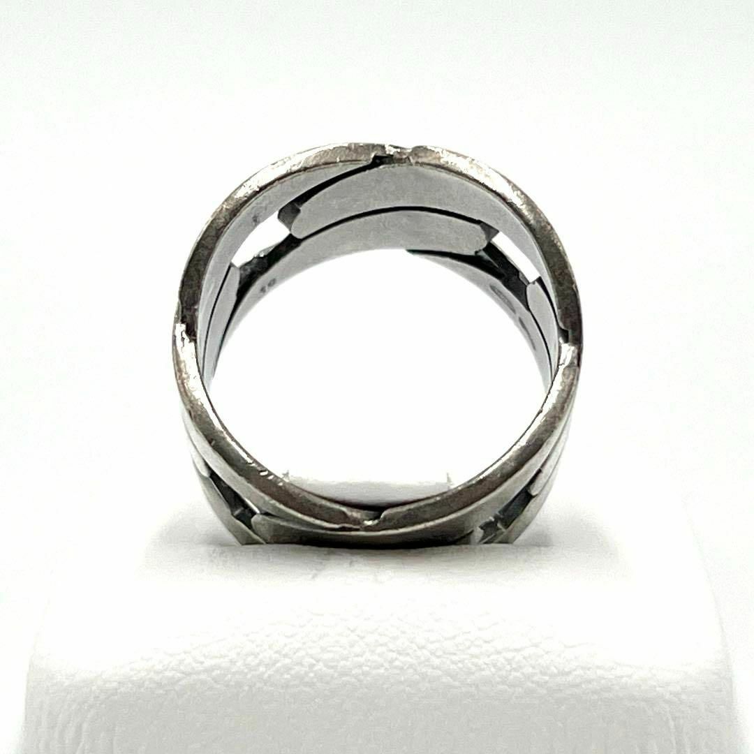 Gucci(グッチ)の【18-19号・ワイド】グッチ　GUCCI　メンズ　指輪　リング　シルバー メンズのアクセサリー(リング(指輪))の商品写真