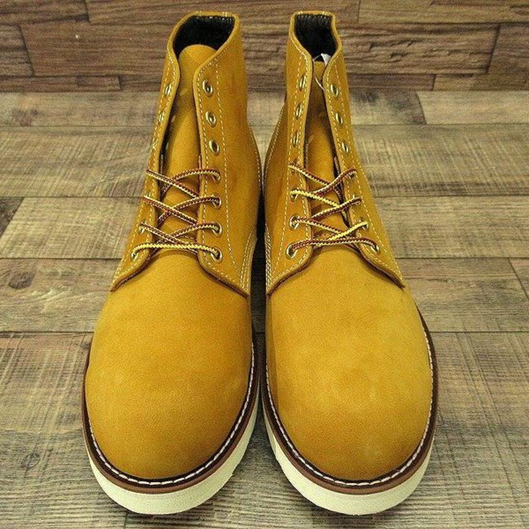 HAWKINS(ホーキンス)の新品 ホーキンス ヌバック レザー ワーク ブーツ N/WHEAT 27.5 ① メンズの靴/シューズ(ブーツ)の商品写真