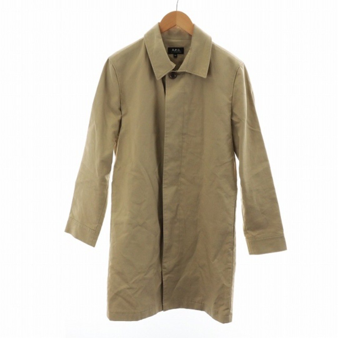 A.P.C(アーペーセー)のA.P.C. ステンカラーコート ロング XS ベージュ 24361-22051 メンズのジャケット/アウター(ステンカラーコート)の商品写真