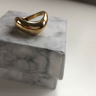 stainless Distorted ring gold ¥3400(リング(指輪))