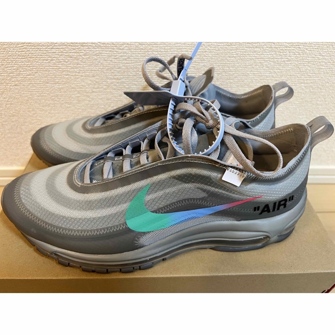 NIKE(ナイキ)のOFF-WHITE × NIKE AIR MAX 97 GREY 27.0cm メンズの靴/シューズ(スニーカー)の商品写真