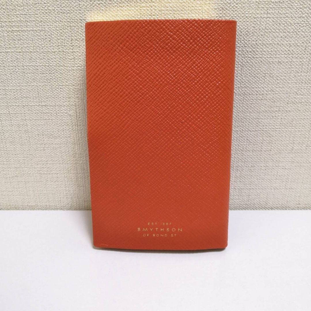 Smythson(スマイソン)のsmythson kingsman キングスマン panama ノート オレンジ メンズのファッション小物(手帳)の商品写真