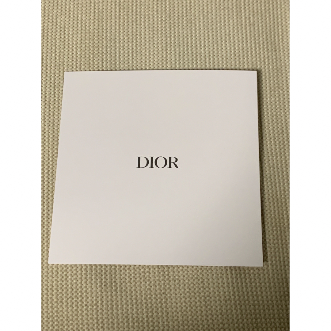 Dior(ディオール)のDior メッセージカード ハンドメイドの文具/ステーショナリー(カード/レター/ラッピング)の商品写真