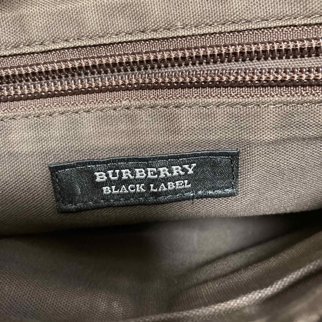 BURBERRY BLACK LABEL(バーバリーブラックレーベル)のバーバリーブラックレーベル　ボディバッグ　千鳥格子 メンズのバッグ(ボディーバッグ)の商品写真