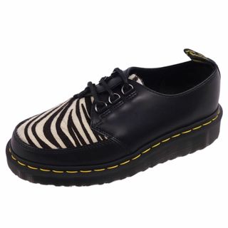 ドクターマーチン(Dr.Martens)のドクターマーチン Dr.Martens レザーシューズ ドレスシューズ 3ホール RAMSEY ZEB ラムジー ゼブラ 革靴 メンズ UK5(24.0cm相当) ブラック(ドレス/ビジネス)