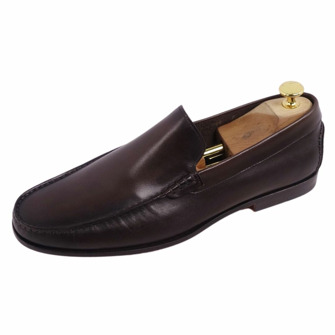 未使用 サントーニ Santoni ローファー モカシン レザーシューズ カーフレザー シューズ メンズ 8.5(27.5cm相当) ブラウン |  フリマアプリ ラクマ