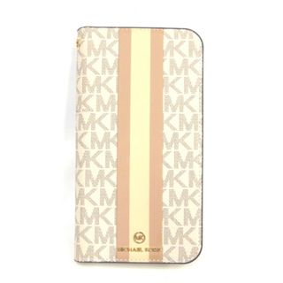 マイケルコース(Michael Kors)のマイケルコース アイフォンケース 手帳型/ブックタイプ iPhone 13 Pro Max用 バニラ レディース Michael Kors NA33281 中古(iPhoneケース)