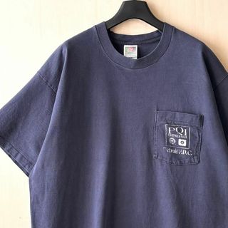 風合いGOOD 90s USA製古着　ヴィンテージ　ポケットTシャツ　耳付きポケ