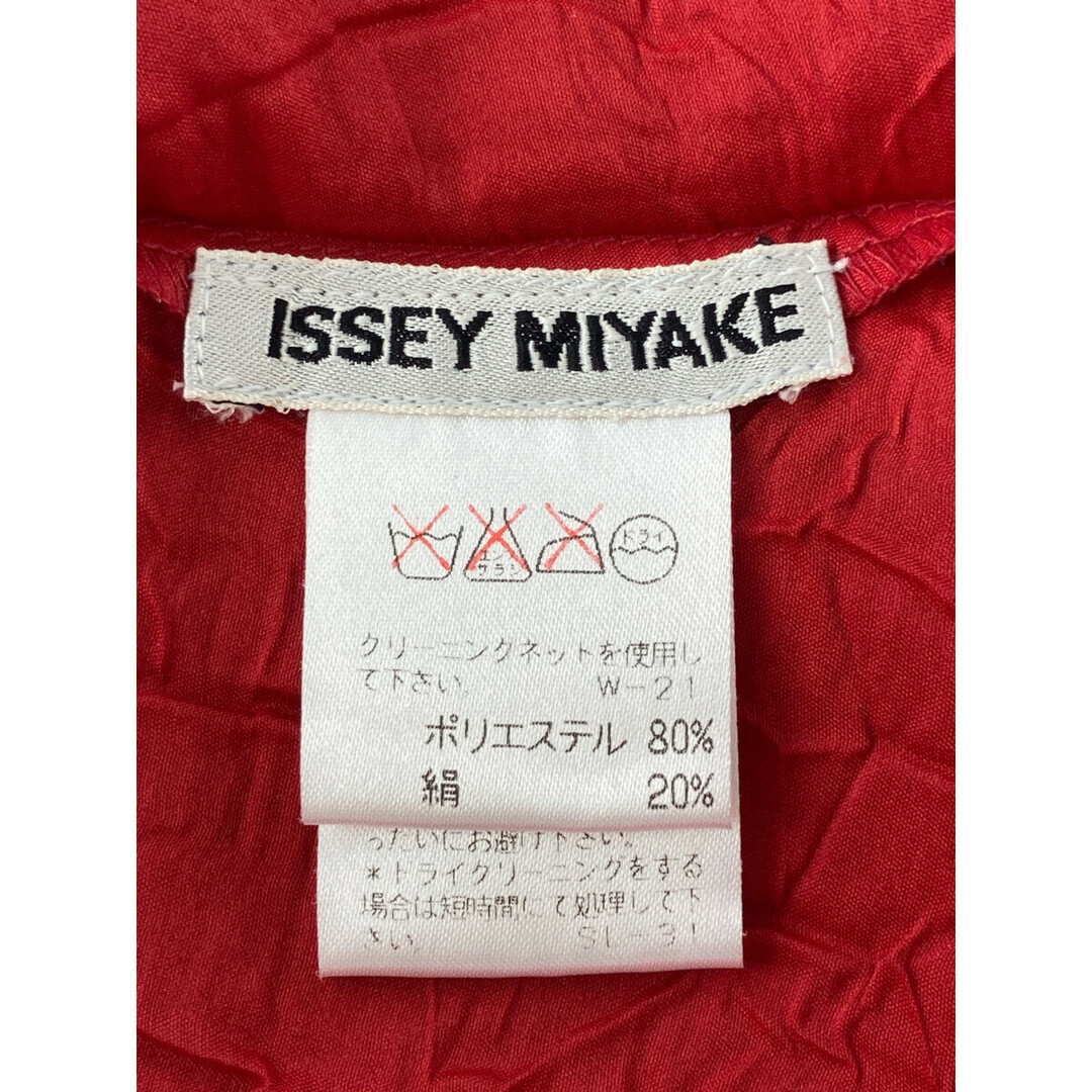 ISSEY MIYAKE(イッセイミヤケ)のイッセイミヤケ 【美品】IM53-FH904 シワ加工 ボトルネック ドレス/ M レディースのワンピース(その他)の商品写真