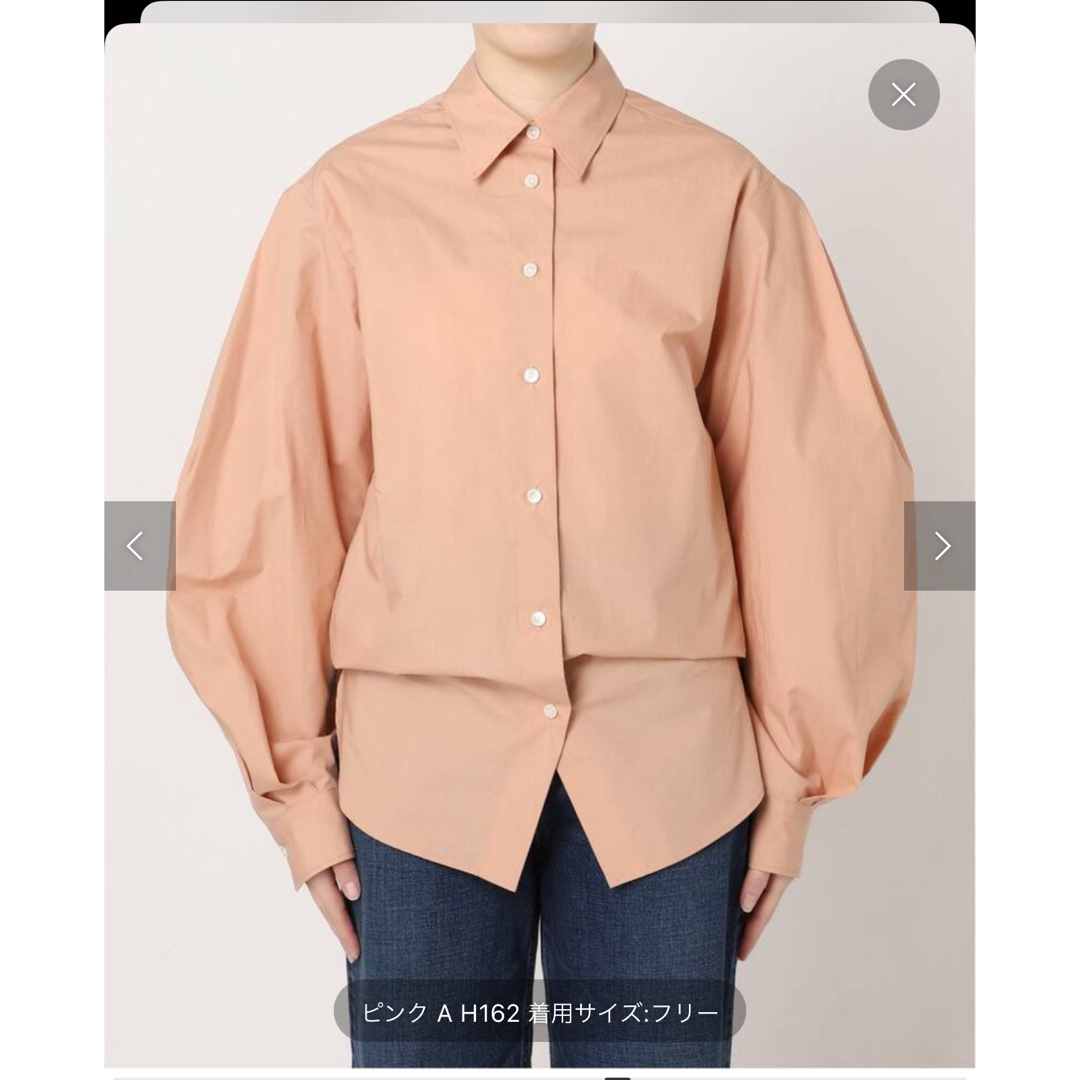 Plage(プラージュ)の24ss  Plage  Tuck シャツ　※新品 レディースのトップス(シャツ/ブラウス(長袖/七分))の商品写真