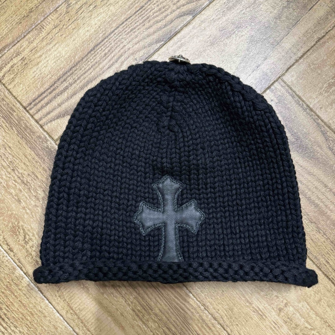 Chrome Hearts(クロムハーツ)のChrome Hearts Cross Patch Beanie ワンサイズ メンズの帽子(ニット帽/ビーニー)の商品写真