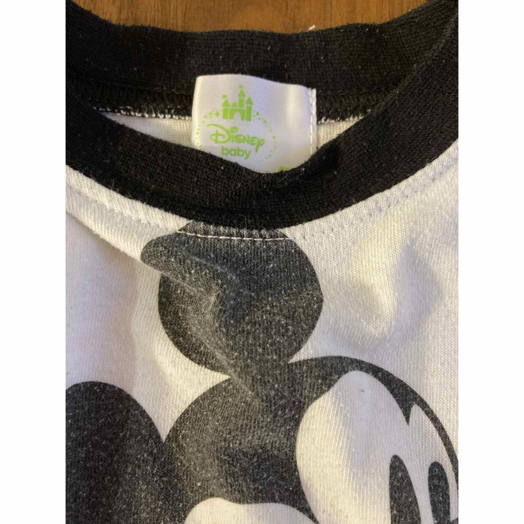 Disney(ディズニー)のミッキーマウス　90センチ長袖Tシャツ キッズ/ベビー/マタニティのキッズ服男の子用(90cm~)(Tシャツ/カットソー)の商品写真