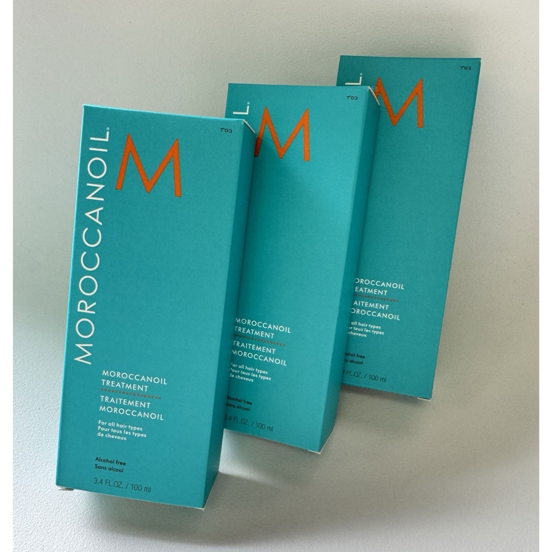 Moroccan oil(モロッカンオイル)の【正規品】モロッカンオイル 100ml 3本セット コスメ/美容のヘアケア/スタイリング(オイル/美容液)の商品写真