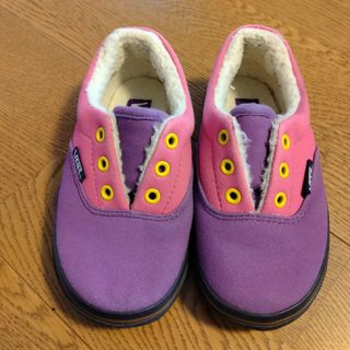 ヴァンズ(VANS)のVANS X-girl コラボ スニーカー 18cm(スリッポン)