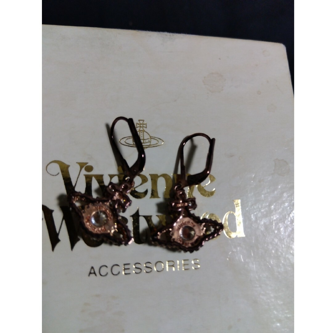 Vivienne Westwood(ヴィヴィアンウエストウッド)の専用☆VivienneWestwood Valentinaピンクゴールドピアス レディースのアクセサリー(ピアス)の商品写真