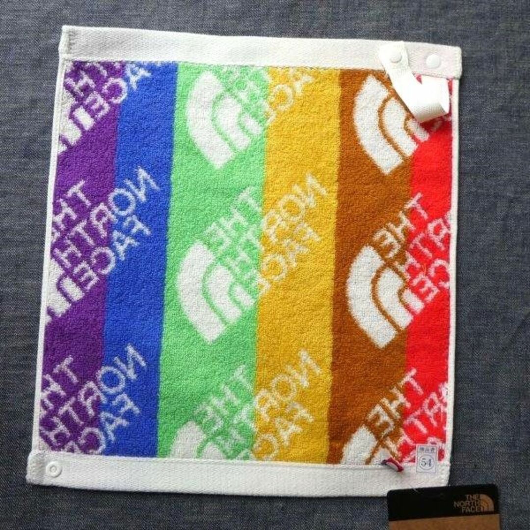 THE NORTH FACE(ザノースフェイス)のハンドタオル TNF Mt.Rainbow Towel S ロゴパターン2 スポーツ/アウトドアのスポーツ/アウトドア その他(その他)の商品写真