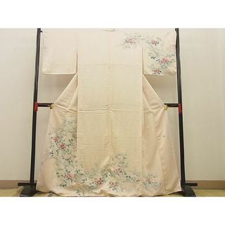 平和屋野田店■訪問着　京友禅　作家物　枝花文　逸品　n-by2969(着物)