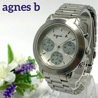 アニエスベー(agnes b.)の738 稼働品 agnes b アニエスベー レディース 腕時計 シルバー(腕時計)