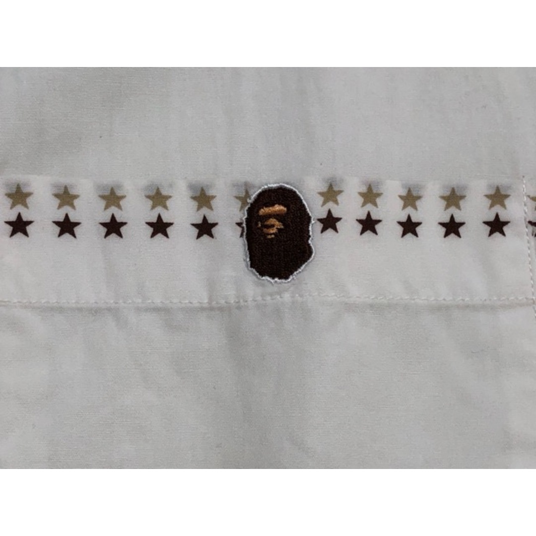 A BATHING APE(アベイシングエイプ)のA BATHING APE（アベイシングエイプ）ユニオンジャックタグ　星柄　半袖シャツ【E2529-007】 メンズのトップス(シャツ)の商品写真