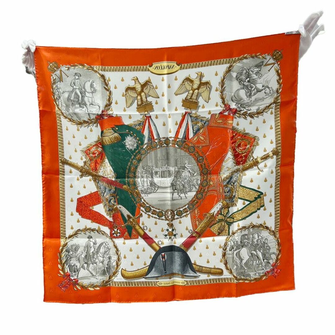 HERMES - エルメス HERMES カレ90 NAPOLEON 騎士 馬 馬車 蜂 HERMES - エルメス HERMES カレ90 NAPOLEON 騎士 馬 馬車 蜂