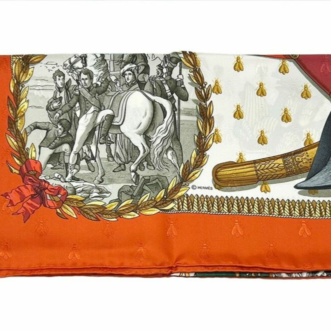 HERMES - エルメス HERMES カレ90 NAPOLEON 騎士 馬 馬車 蜂 HERMES - エルメス HERMES カレ90 NAPOLEON 騎士 馬 馬車 蜂