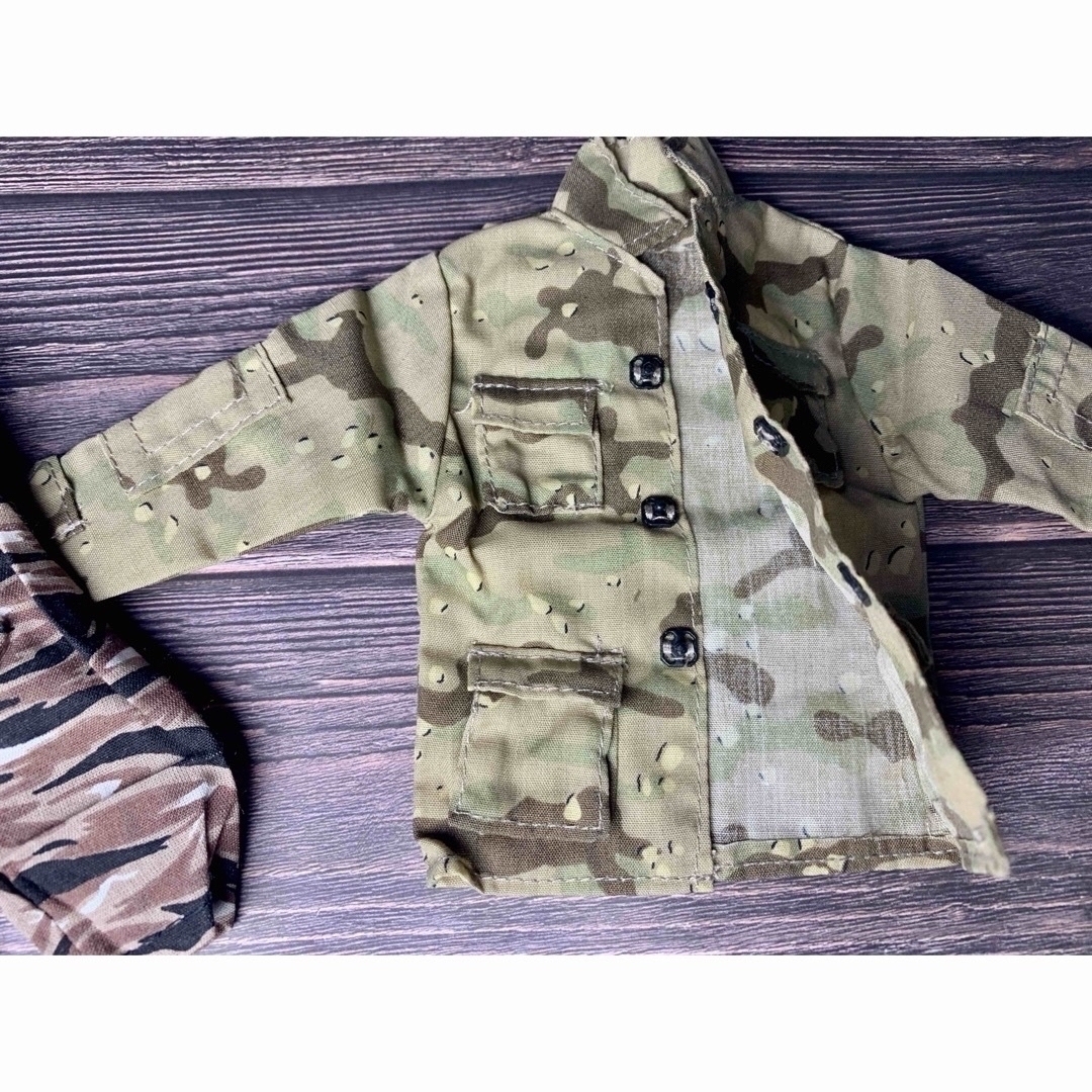 ドール服☆ミリタリー3点セット☆帽子☆ジャケット☆パンツ☆1 ドール服☆ミリタリー3点セット☆帽子☆ジャケット☆パンツ☆1