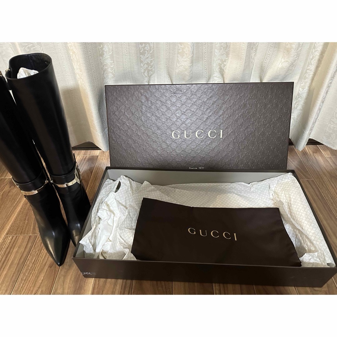 Gucci(グッチ)のグッチ　GUCCI ロングブーツ　【新品・未使用】 レディースの靴/シューズ(ブーツ)の商品写真