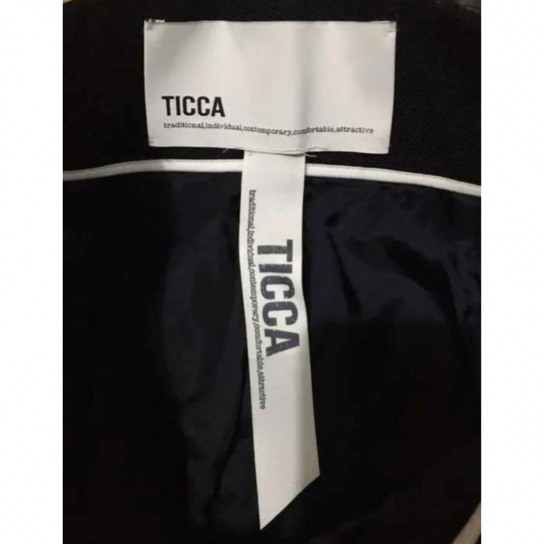 DEUXIEME CLASSE(ドゥーズィエムクラス)の【未使用】TICCA ティッカ　パッチポケット付きパンツ(ネイビー)38サイズ レディースのパンツ(その他)の商品写真