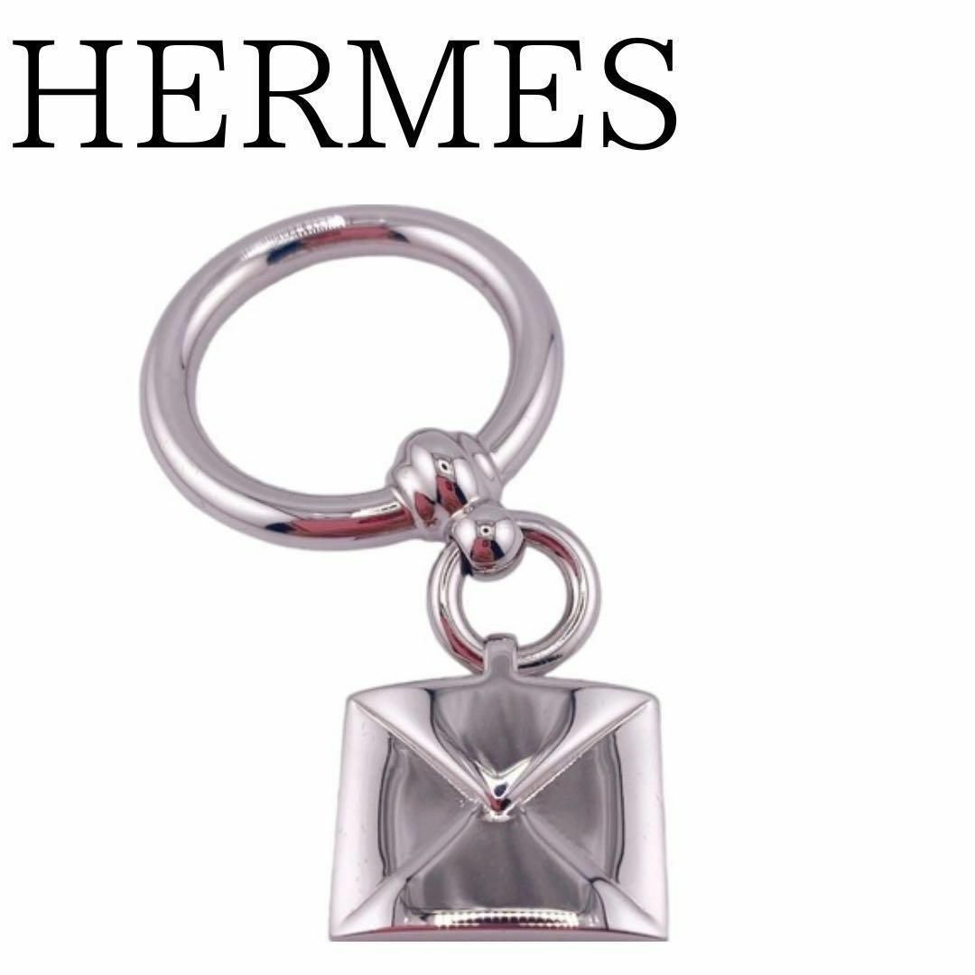 Hermes(エルメス)のエルメス エンベロープ ループチャーム スカーフリング シルバー レディース レディースのアクセサリー(その他)の商品写真