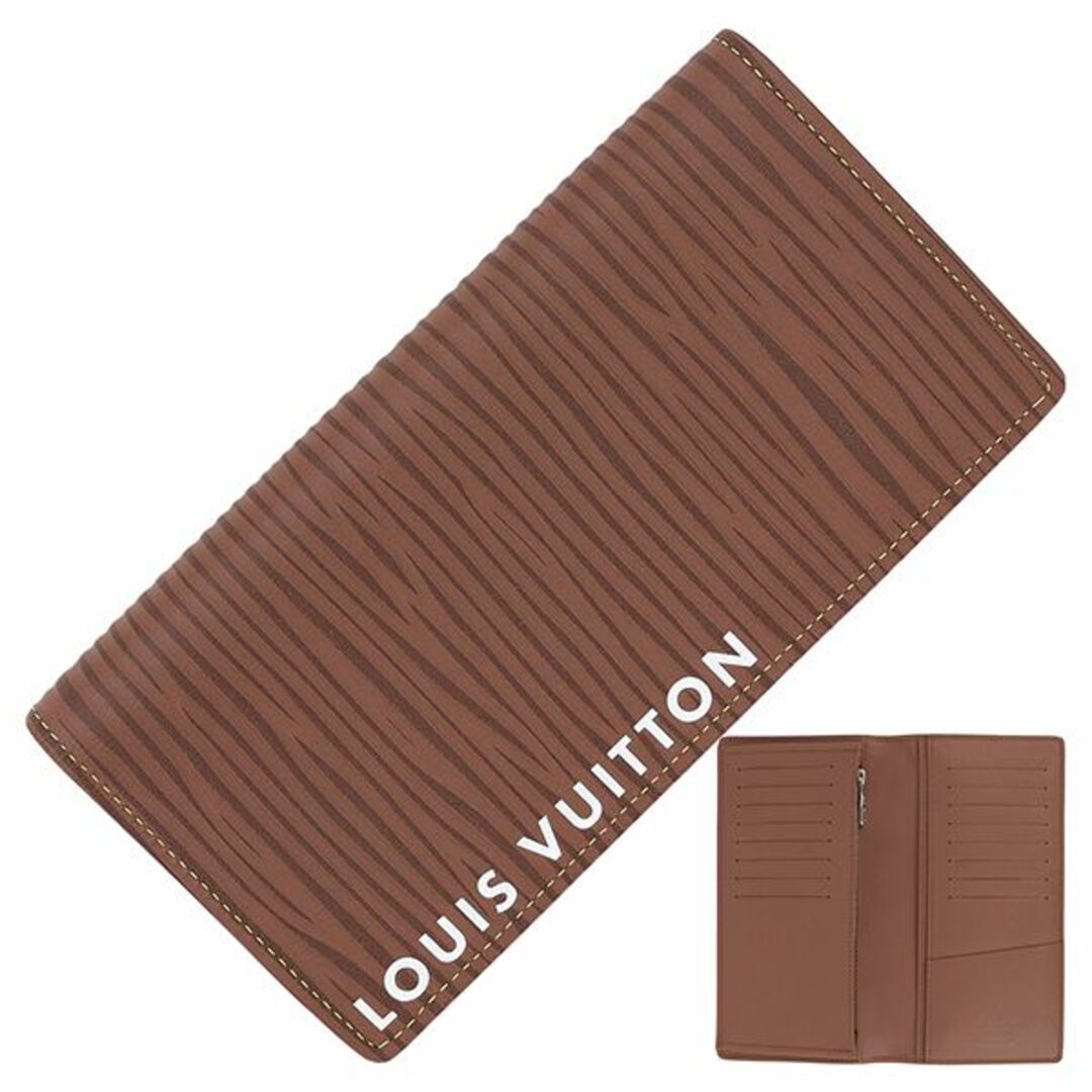 LOUIS VUITTON - ルイヴィトン ポルトフォイユブラザ NM エピXL レザー マロングラッセ ホワイト LOUIS VUITTONロゴ 二つ折り長財布 ロングウォレット 長財布 財布 ウォレット LV財布 新品 1455