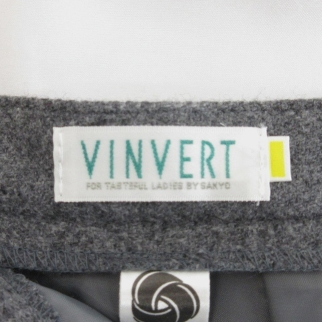 VINVERT(バンベール)のバンベール VINVERT ロングスカート ウール カシミヤミックス グレー レディースのスカート(ロングスカート)の商品写真